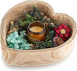 Hanobe Dekoschale Holzschale Deko Schale: Herz