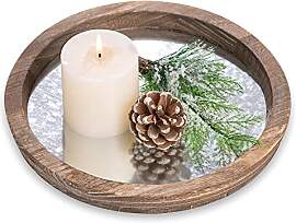 Hanobe Holztablett Deko Tablett Holz: Vintage