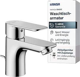 HANSA BASIC Waschtischarmatur I Wasserhahn