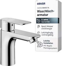 HANSA BASIC XL Waschtischarmatur I Einhebelmischer 