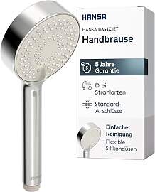 HANSA BASICJET Duschkopf mit 3 Strahlarten I