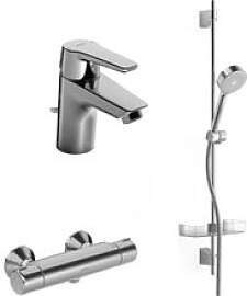 Hansa Hansapolo Brauseset-Thermostat 46530090 chrom
