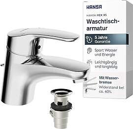 HANSA MIX XS Waschtischarmatur I Wassersparender