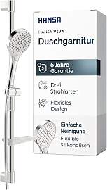 HANSA VIVA Duschgarnitur | Duschkopf mit Schlauch