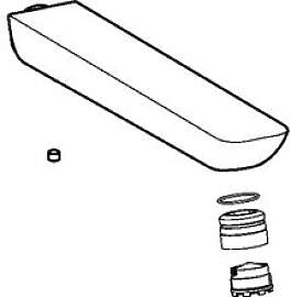 Hansa Waschtisch Auslauf Ligna 180 mm 59913730