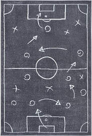 Hanse Home Kinderteppich Adventures, Dunkelgrau,