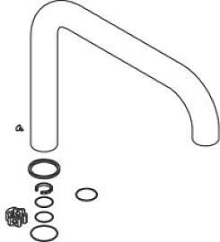 hansgrohe Auslauf 96514000 für Allegra Uno