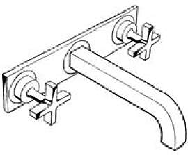 hansgrohe Axor Citterio Fertigmontageset 39144000