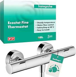 hansgrohe Ecostat Fine - Duschthermostat Aufputz