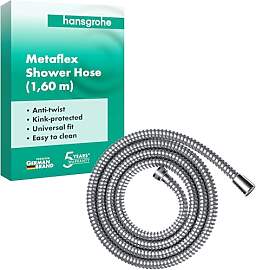 hansgrohe Metaflex - universal Duschschlauch 1,60