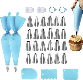 HAOQIAGA Premium Spritzbeutel Set 33-teilig,