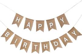 Happy Birthday Girlande, Geburtstag Banner