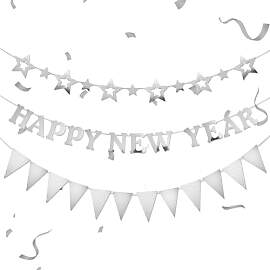 Happy New Year Girlande Silvester Deko 2026