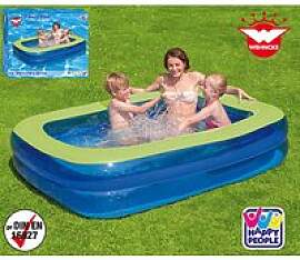 HAPPY PEOPLE® Planschbecken Family Pool blau,