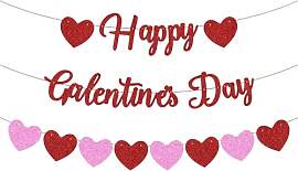 Happy Valentinstag Dekoration Set, Happy