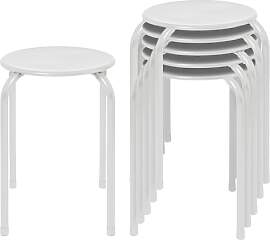 Harbour Housewares Stapelhocker aus Metall -