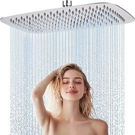 HardiValue Duschkopf Regendusche, Edelstahl