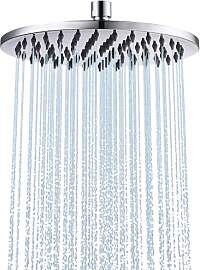HardiValue Duschkopf Regendusche, Edelstahl