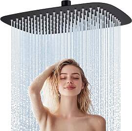 HardiValue Duschkopf Regendusche, Edelstahl