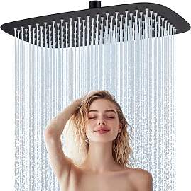 HardiValue Duschkopf Regendusche, Edelstahl