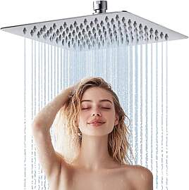 HardiValue Duschkopf Regendusche, Edelstahl