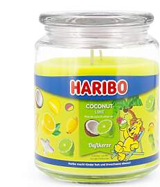 Haribo Duftkerze im Glas | Coconut Lime 510g |