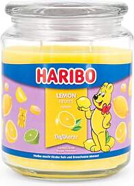 Haribo Duftkerze im Glas | Lemon Fruits 510g |