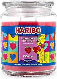 Haribo Duftkerze im Glas | Loved One 510g |