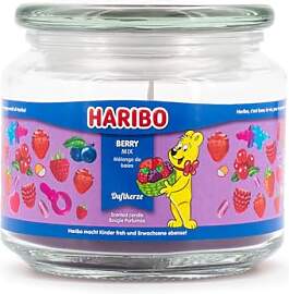 Haribo Duftkerze im Glas mit Deckel | Berry Mix