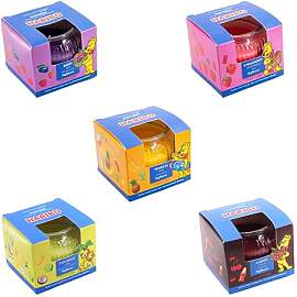 Haribo kleine Duftkerze im Glas | 5er Set Kerze im 