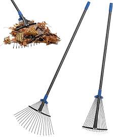 Harrms Gartenrechen Laubrechen, 18-zinkiger