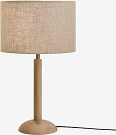 Harry Mangoholz Tischlampe Mango-holz & Beige