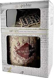 Harry Potter Geschenkset mit Tasse, Untersetzer