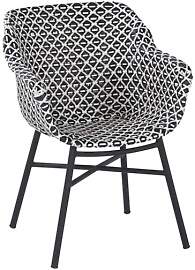 Hartman Delphine Gartensessel Aluminium/Polyrattan
