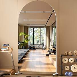 Hasipu Ganzkörperspiegel 200 x 100 cm, 360°