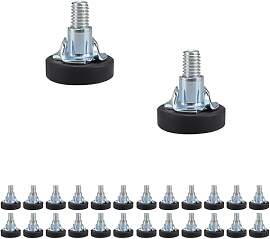 HASLED 24 Stück Stellfüße M6,