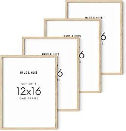 HAUS AND HUES 4-teiliges Bilderrahmen-Set aus
