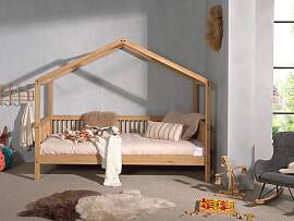 Hausbett HOME AFFAIRE, braun (eiche natur geölt,