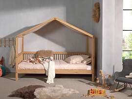 Hausbett HOME AFFAIRE, braun (eiche natur geölt,