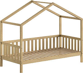 Hausbett VIPACK "Dallas aus massiver Eiche,