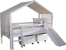 Hausbett VIPACK "Inkl. Dachaufbau, Leiter,