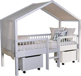 Hausbett VIPACK "Inkl. Dachaufbau, Leiter und 