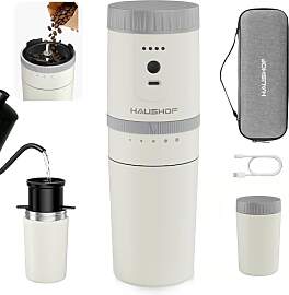 HAUSHOF Elektrische Kaffeemühle, Tragbares