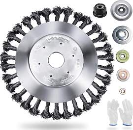 HAUSPROFI Unkrautbürste 10 Zoll, Profi