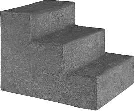 Haustiertreppe Paw Path mit Plüschbezug 37 x 45 x 