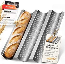 Havenhaus Baguette Backform Edelstahl I