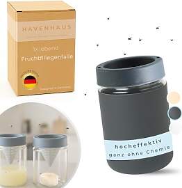 HAVENHAUS Fruchtfliegenfalle dunkelgrau