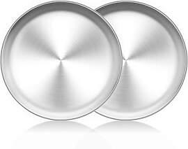HaWare Pizzablech, Rund Pizzaform 26cm Edelstahl