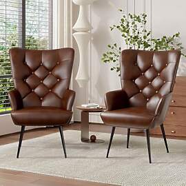 Hawthyhome 2er-Set eleganter Sessel polsterstuhl