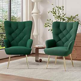 Hawthyhome 2er-Set eleganter Sessel polsterstuhl